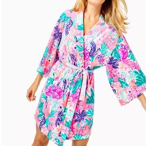 Lilly Pulitzer Elaine Velour Robe